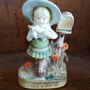 HOLLY HOBBIE Morning HAVE A NICE DAY Figurine